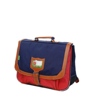 Cartable Tann's 38 cm Iconic Bleu/ Rouge