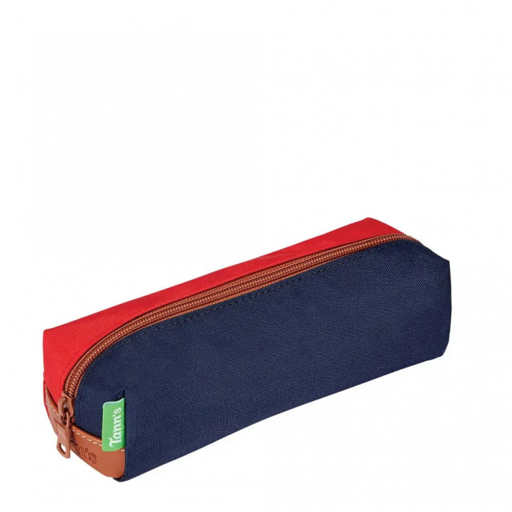 Trousse simple Bleu/ Rouge