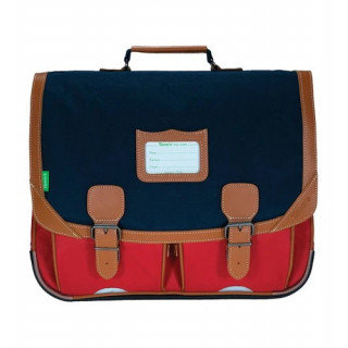 Cartable Tann's 41 cm Iconic Bleu/ Rouge