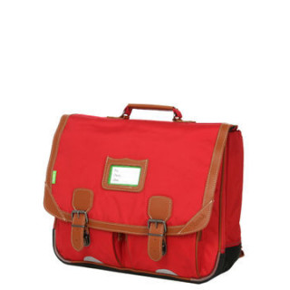 1 cartable 41 cm + une trousse double Madrid rouge