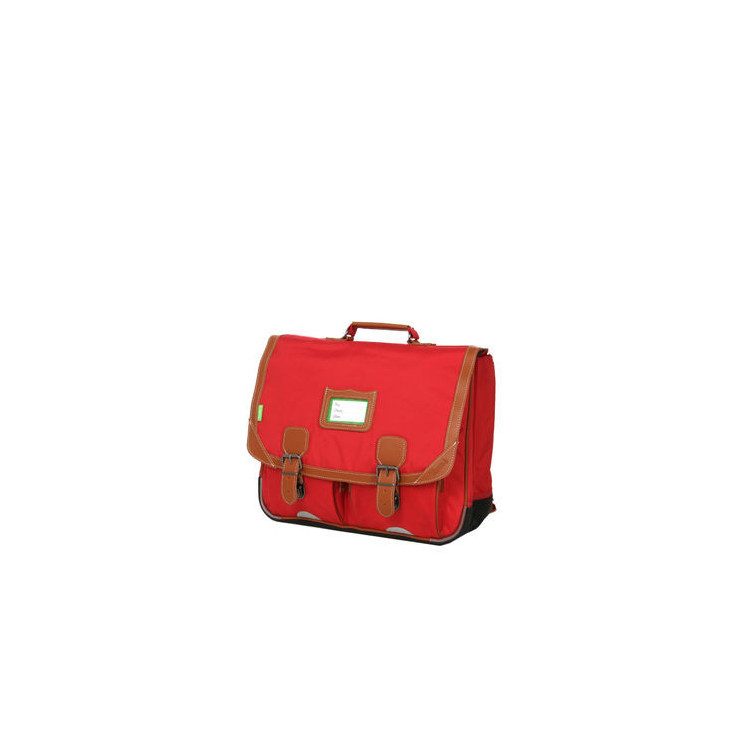 1 cartable 41 cm + une trousse double Madrid rouge