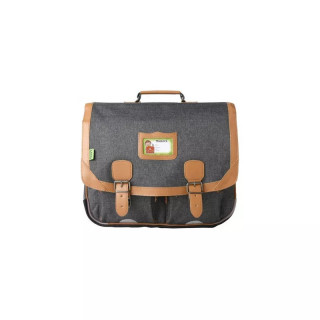 1 cartable 41 cm + une trousse simple Chiné naturel