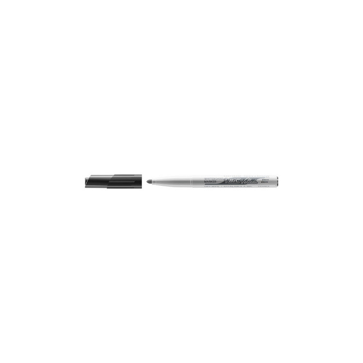 Marqueur Bic Velleda - 1741 - Pointe ogive - Noir