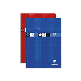 Cahier Clairefontaine TP - 21 x 29.7cm - 40 5x5+ 40 unies 90gr