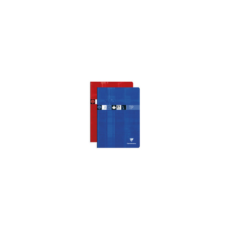 Cahier Clairefontaine TP - 21 x 29.7cm - 40 5x5+ 40 unies 90gr