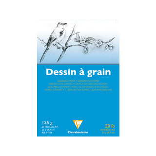 Bloc de dessin 125 gr - A4 - 20 feuilles