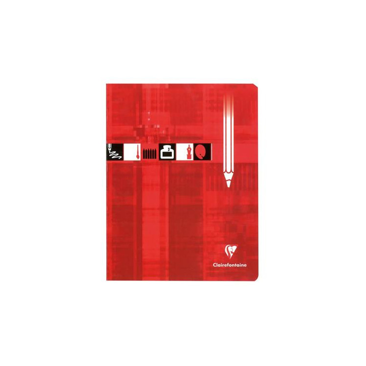 Cahier Dessin piqué 17x22cm 32 pages uni