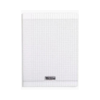 Cahier polypropylène 21x29,7cm- 5x5- 90 gr transparent
