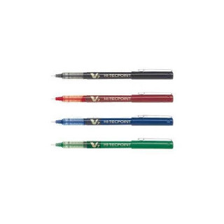 Stylo PILOT - Hi-Tec V 5 - 0.3 mm - rouge