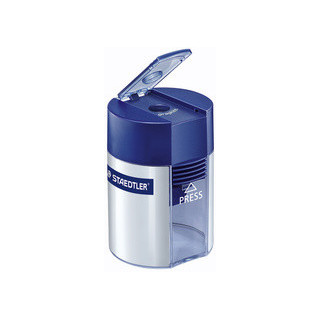 Taille crayon Staedtler - métal avec réservoir - 1 Trou