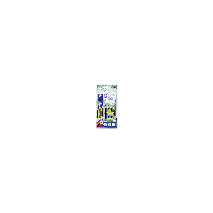 Crayon de couleur Staedtler 144 - Boite carton de 12