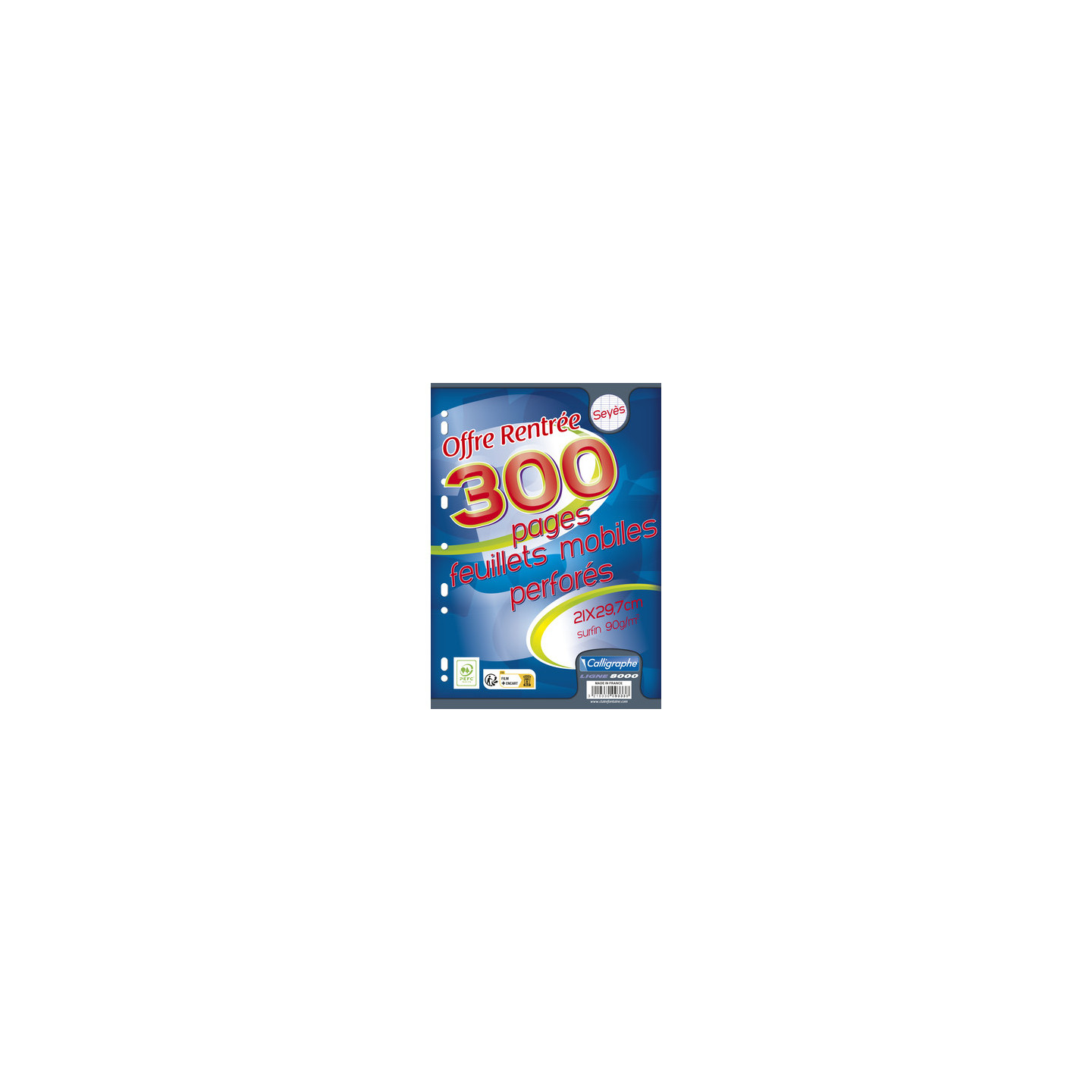 Feuilles mobile 21 x 29,7 - Callligraphe - Paquet de 300