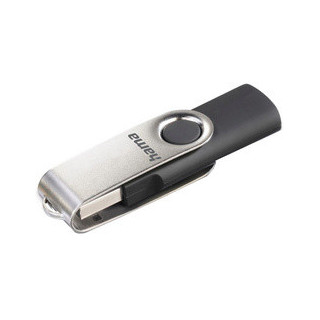 Clé USB 2.0 "Rotate", 8 GB, noir/argent
