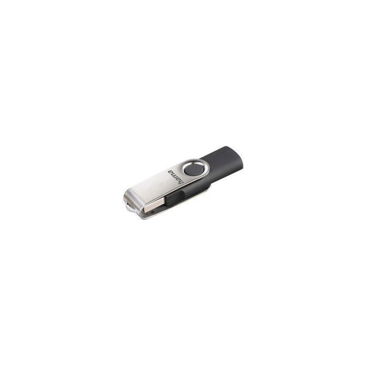 Clé USB 2.0 "Rotate", 8 GB, noir/argent