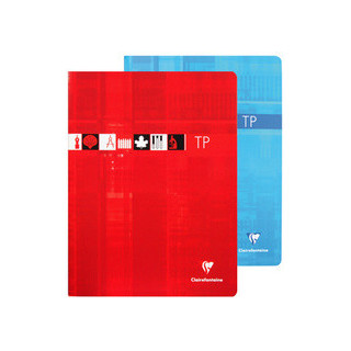Cahier travaux pratiques, 240 x 320 mm, séyès  80 pages