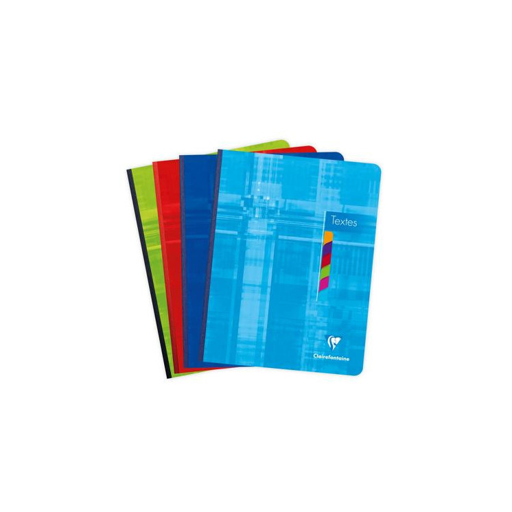 Cahier de textes - broché-  17x22cm 144 pages grands carreaux