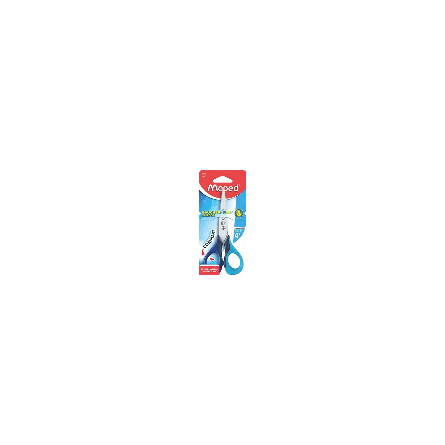 Ciseaux Maped Sensfort 13 cm - GAUCHER