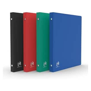 Classeur souple 17 x 22 cm - 2 anneaux - Dos de 20 mm - Couleurs aléatoire