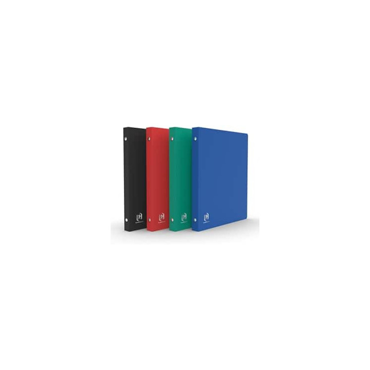 Classeur souple 17 x 22 cm - 2 anneaux - Dos de 20 mm - Couleurs aléatoire