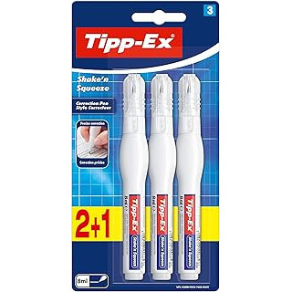 Stylo Tipp-Ex Shake n Squeeze - Lot de 3