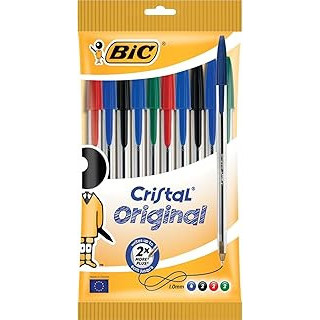 Lot de 20 stylos BIC - Cristal